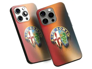 Alfa Romeo Custodia Silicone Telefono Look Standard